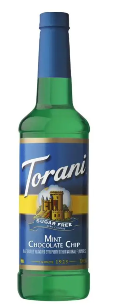 Torani Sugar Free Mint Chocolate Chip Syrup 25.4oz