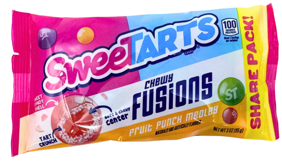 Sweetarts Chewy Infusion Fruit Punch Melody 3oz (BEST BEFORE: MAR '26)