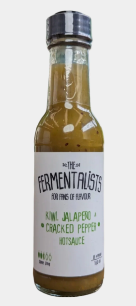 The Fermentalists Kiwi Jalapeno Cracked Pepper Hot Sauce 160g