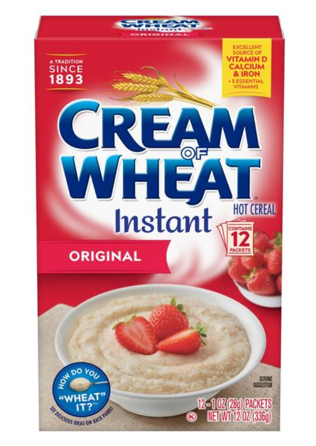 Cream of Wheat Instant Original 12 Pack (BEST BY: APR26)