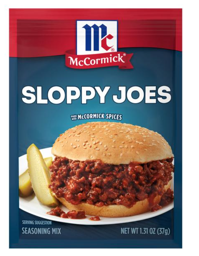 McCormick Sloppy Joe Seasoning Mix 1.31oz