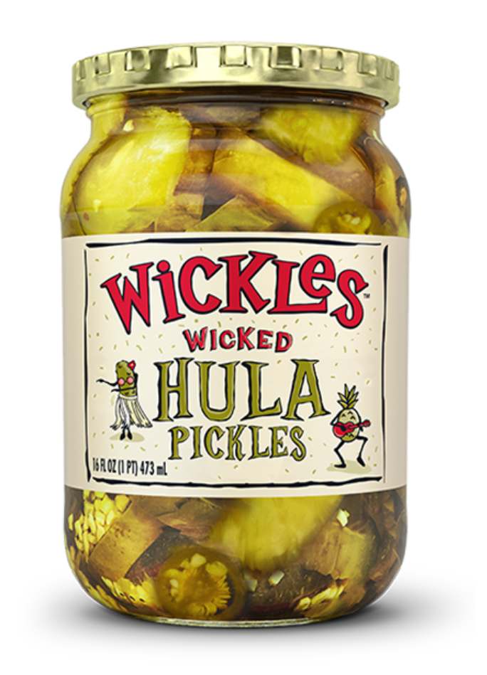 Wickles Wicked Hula Pickles 16oz
