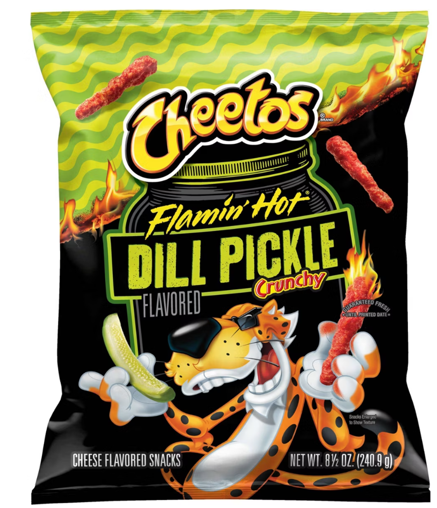 Cheetos Flamin Hot Dill Pickle 8.5oz