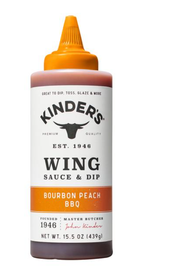 Kinder's Bourbon Peach BBQ Sauce 15.5oz