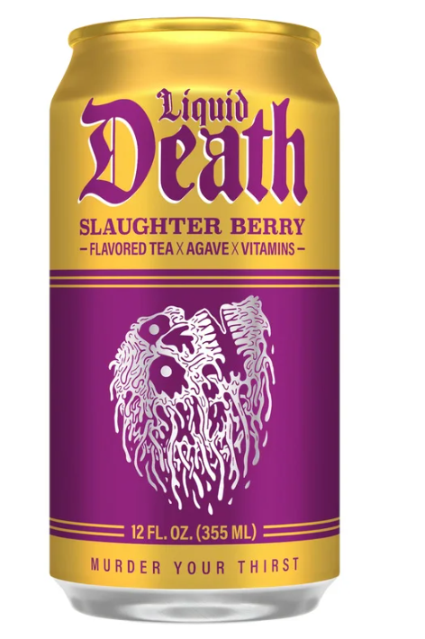 Liquid Death Slaughter Berry Tea 12oz Can