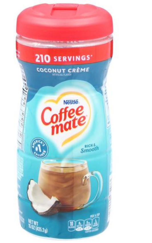 Coffee Mate Coconut Powdered Creamer 15oz