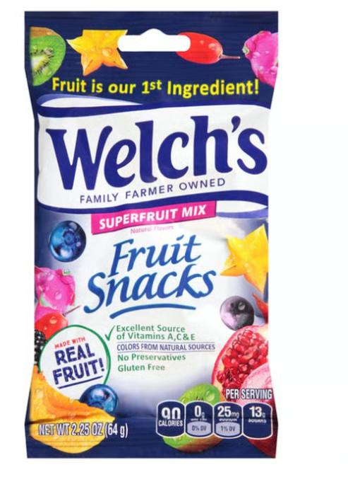 Welch's Superfruit Mix Fruit Snacks 5oz