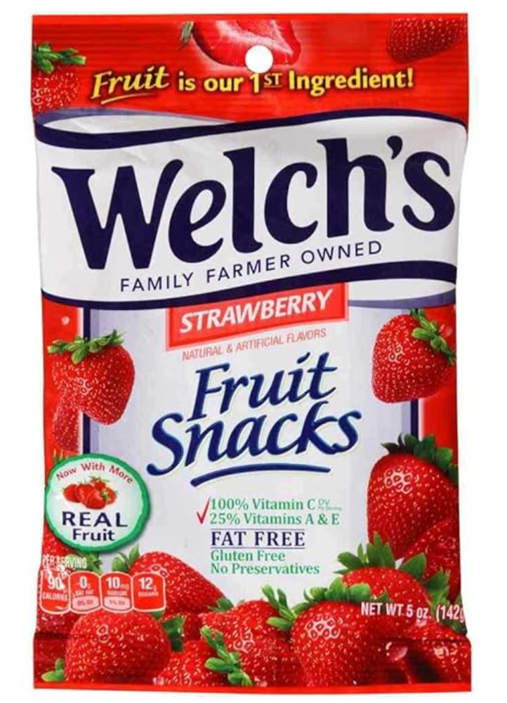 Welch's Strawberry Fruit Snacks 5oz