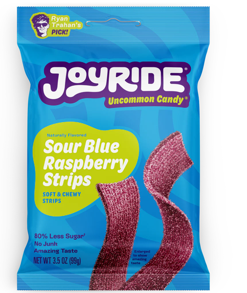 Joyride Sour Blue Raspberry Strips 3.5oz