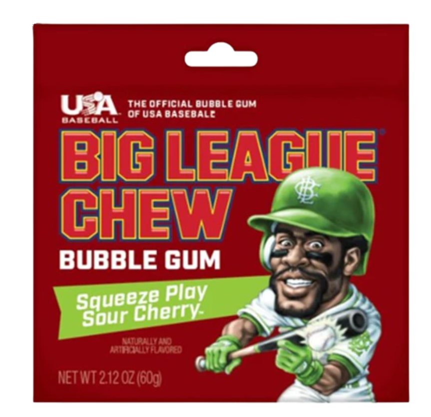 Big League Chew Squeeze Play Sour Cherry 2.12oz