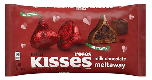 Hershey's Roses Kisses Meltaway 9oz