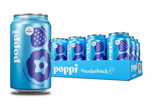 Poppi Wild Berry 24 Pack
