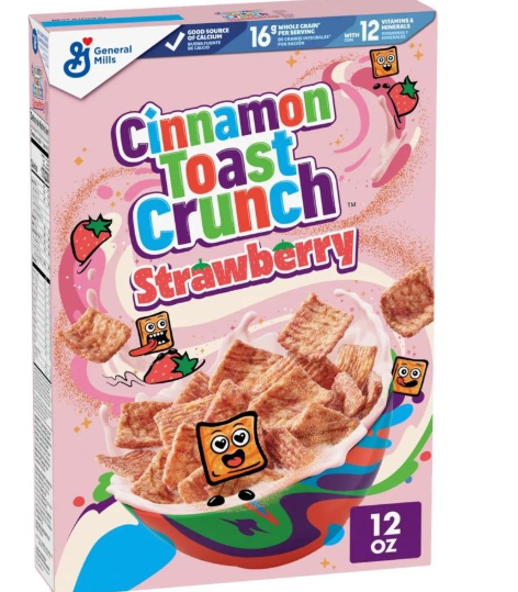 Cinnamon Toast Crunch Strawberry Cereal 12oz