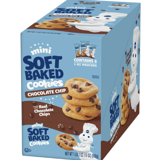 Pillsbury Mini Soft Baked Cookies Chocolate Chip 3oz