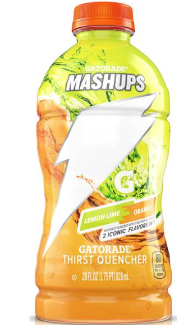 Gatorade Mashup Lemon Lime & Orange 28oz (828ml)