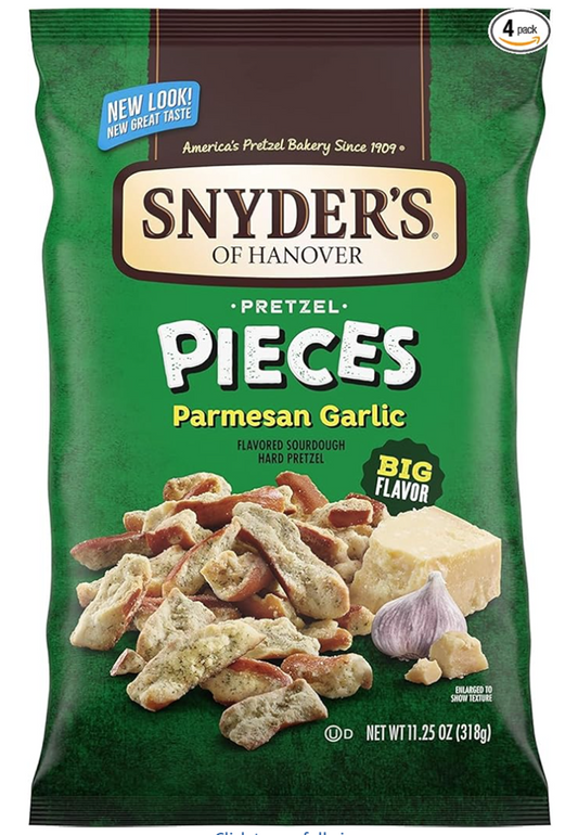 Snyder's Pretzel Pieces Parmesan Garlic 11.25oz