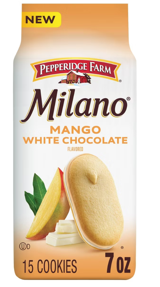 Pepperidge Farm Milano Mango White Chocolate Cookie 7oz (BEST BY: MAY '26)