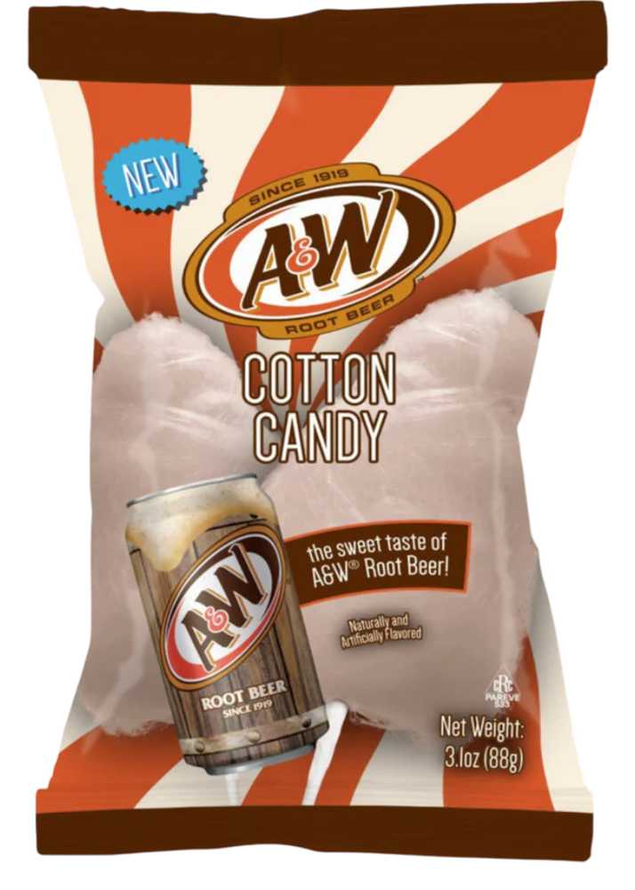 A&W Root Beer Cotton Candy 3oz