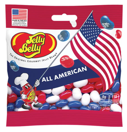 Jelly Belly All American Mix Candy 3.5oz