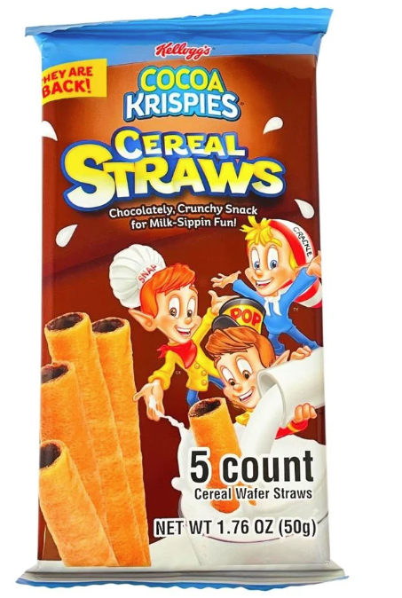Kellogg's Cocoa Krispies Straws 5ct 1.76oz