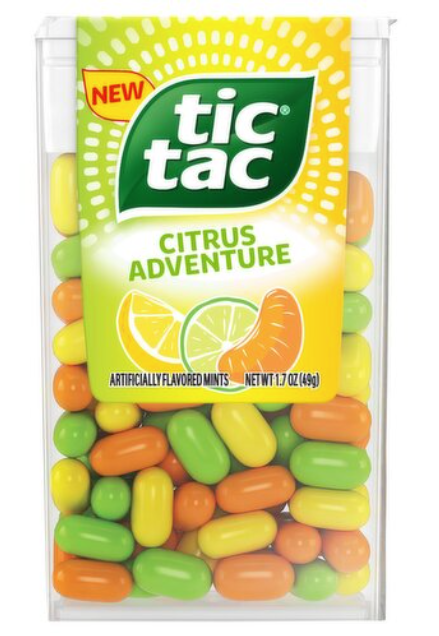 Tic Tac Citrus Adventure 1.7oz