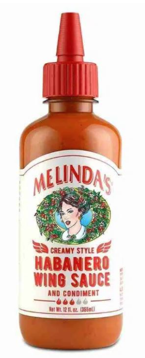 Melinda's Creamy Style Habanero Wing Sauce 12oz