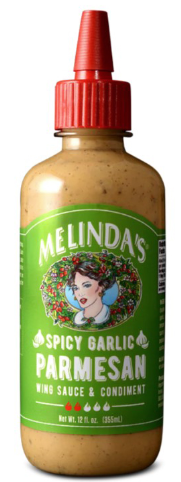 Melinda's Spicy Garlic Parmesan Wing Sauce & Condiment 12oz