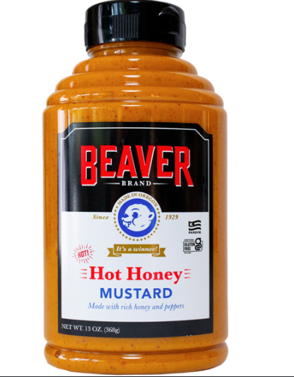 Beaver Hot Honey Mustard 13oz