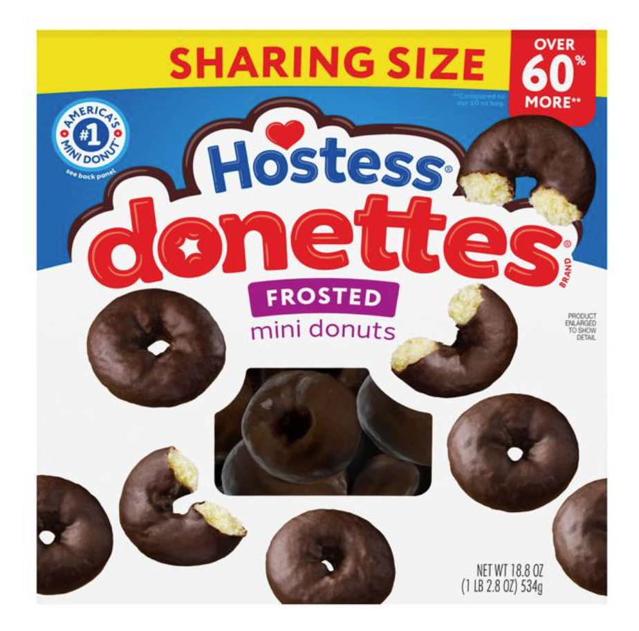 Hostess Donettes Frosted Minis Share Pack Bag 17.49