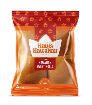 King's Hawaiian Original Sweet Rolls 4ct [Click & Collect Only]