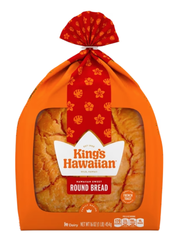 King's Hawaiian Round Bread 16oz [In Store Only]
