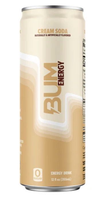 Bum Energy Drink Creamy Soda 12oz