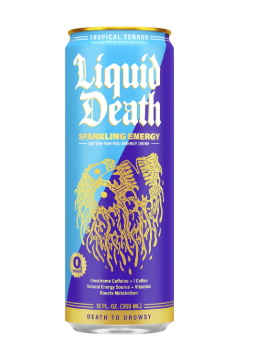 Liquid Death Energy Drink Tropical Terror 12oz