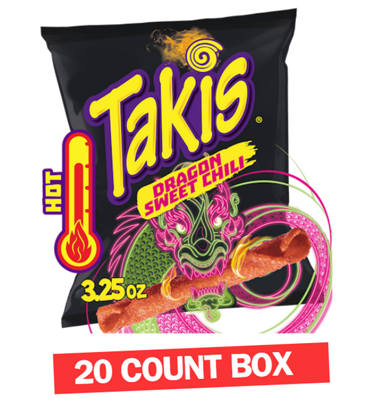 Takis Dragon Sweet Chili 3.25oz 20ct Box