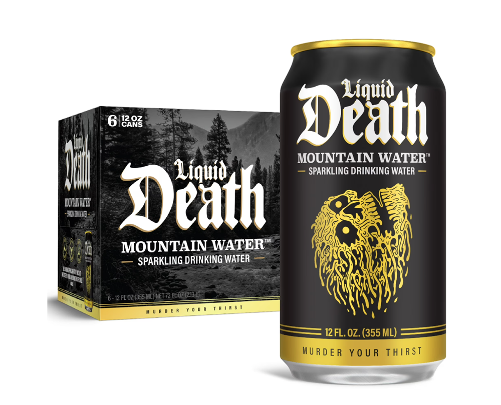 Liquid Death Mountain Water Sparkling Water 6 Pack / 12oz Cans