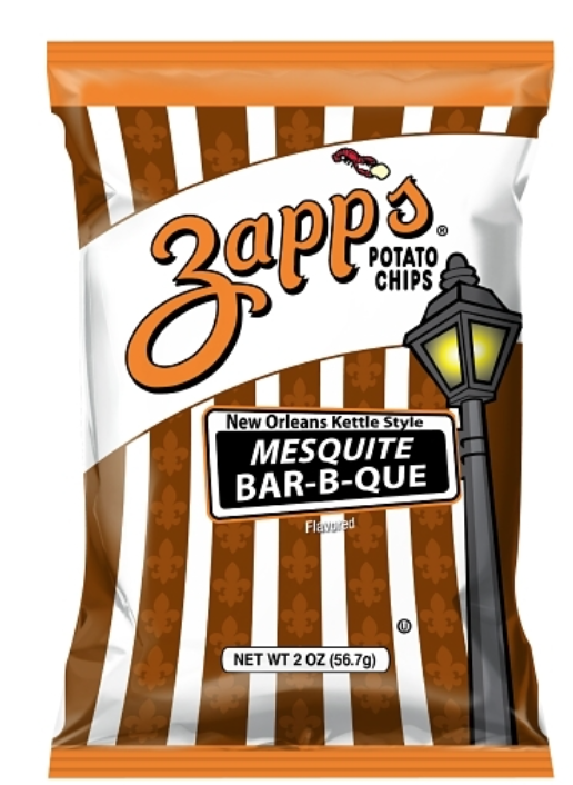 Zapp's Potato Chips Mesquite Bar-B-Que Chips 2oz
