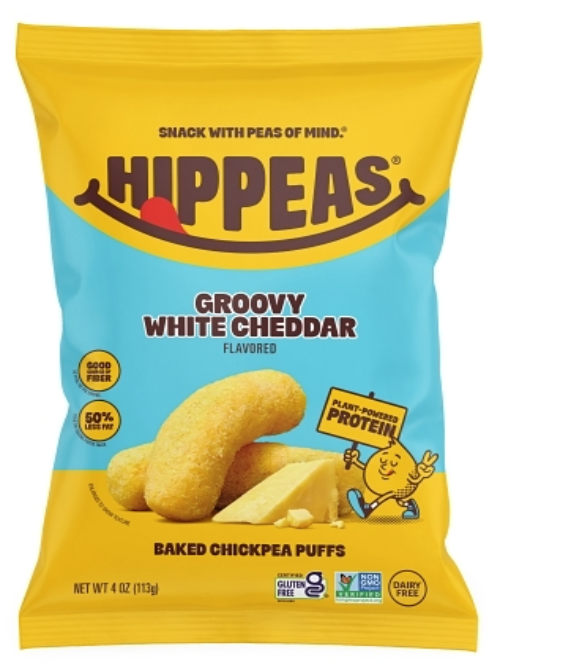 Hippeas Chickpea Puffs Groovy White Cheddar 4oz