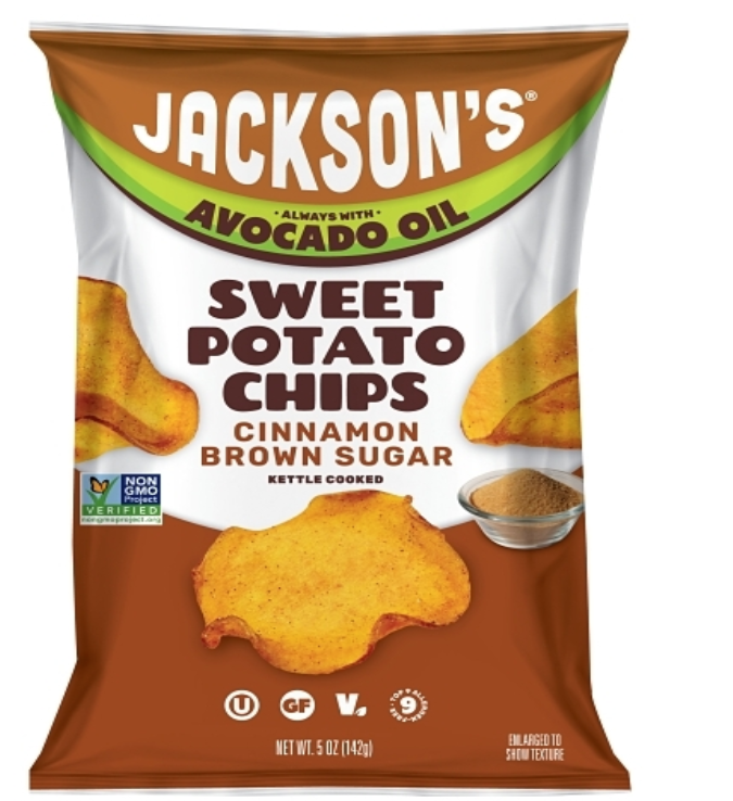 Jackson's Cinnamon Brown Sugar Sweet Potato Chips 5.5oz