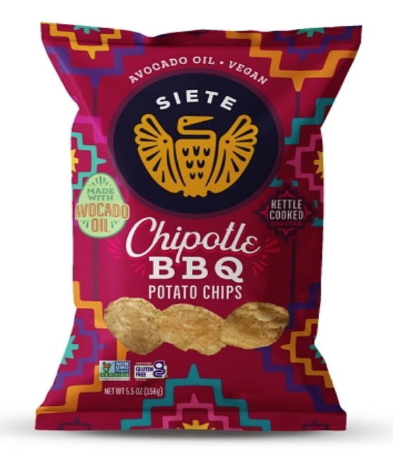Siete Chipotle BBQ Kettle Cooked Potato Chips 5.5oz