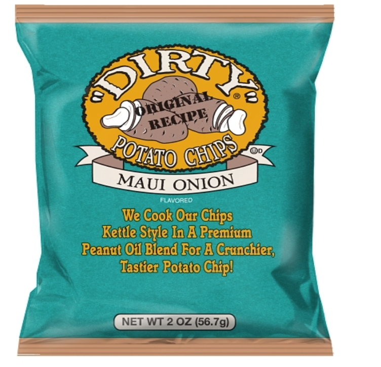 Dirty Maui Onion Potato Chips 2oz