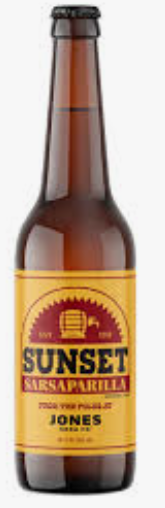 Jones Sunset Sarsaparilla Soda Fallout  12oz Glass Bottle