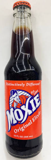 Moxie Original Elixir Soda 12oz Glass Bottle