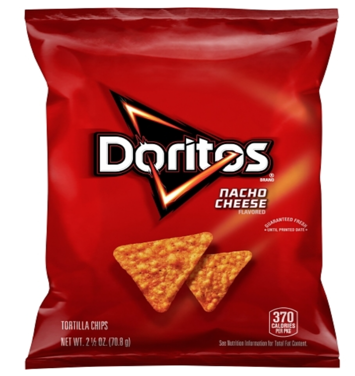 Doritos Nacho Cheese Tortilla Chips 2.5oz