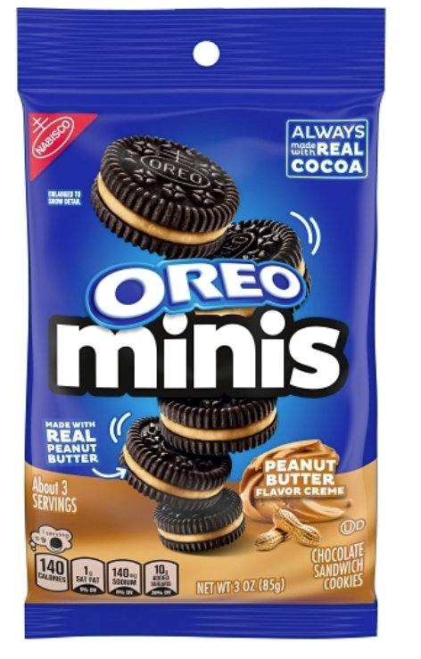 Oreo Mini Peanut Butter Cookies 3oz
