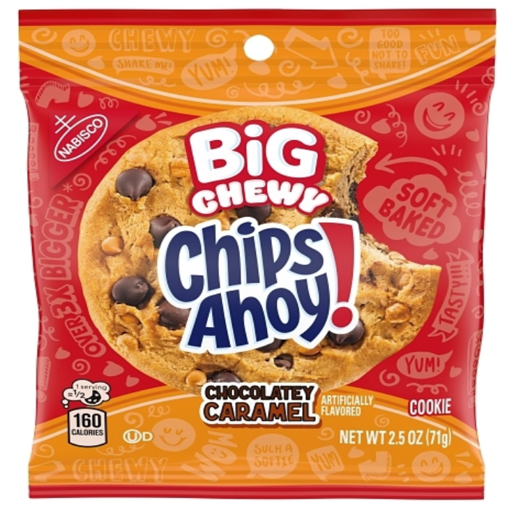 Chips Ahoy Chewy Caramel Big Cookies 2.5oz