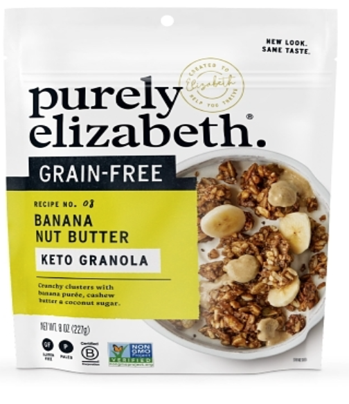 Purely Elizabeth Banana Nut Butter Granola Grain Free 12oz