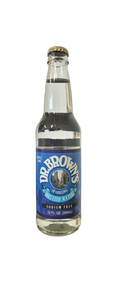 Dr Browns Seltzer Water oz Glass Bottle