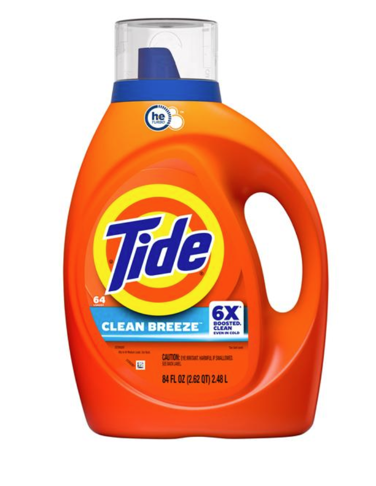 Tide Clean Breeze Liquid Laundry Detergent 2.48L