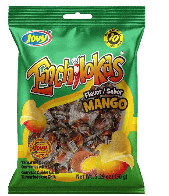 Jovy Enchilokas Mango Sandia Tamarind Covered Gummies  5.29oz