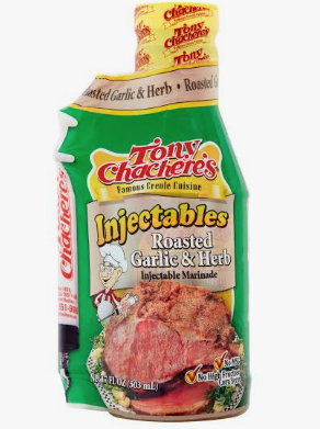 Tony Chachere's Injectables Roasted Garlic & Herb  Marinade 17oz (503ml)